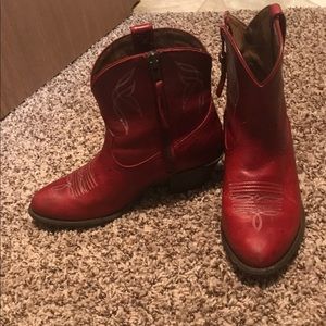 Size 7 Red Boots